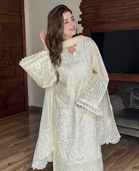 IZNIK-UNSTITCHED 3PC LAWN HEAVY EMBROIDERED SUIT-PK-4799