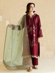 ZARA SHAHJAHAN - UNSTITCHED 3PC LAWN EMBROIDERED SUIT-PK-5729