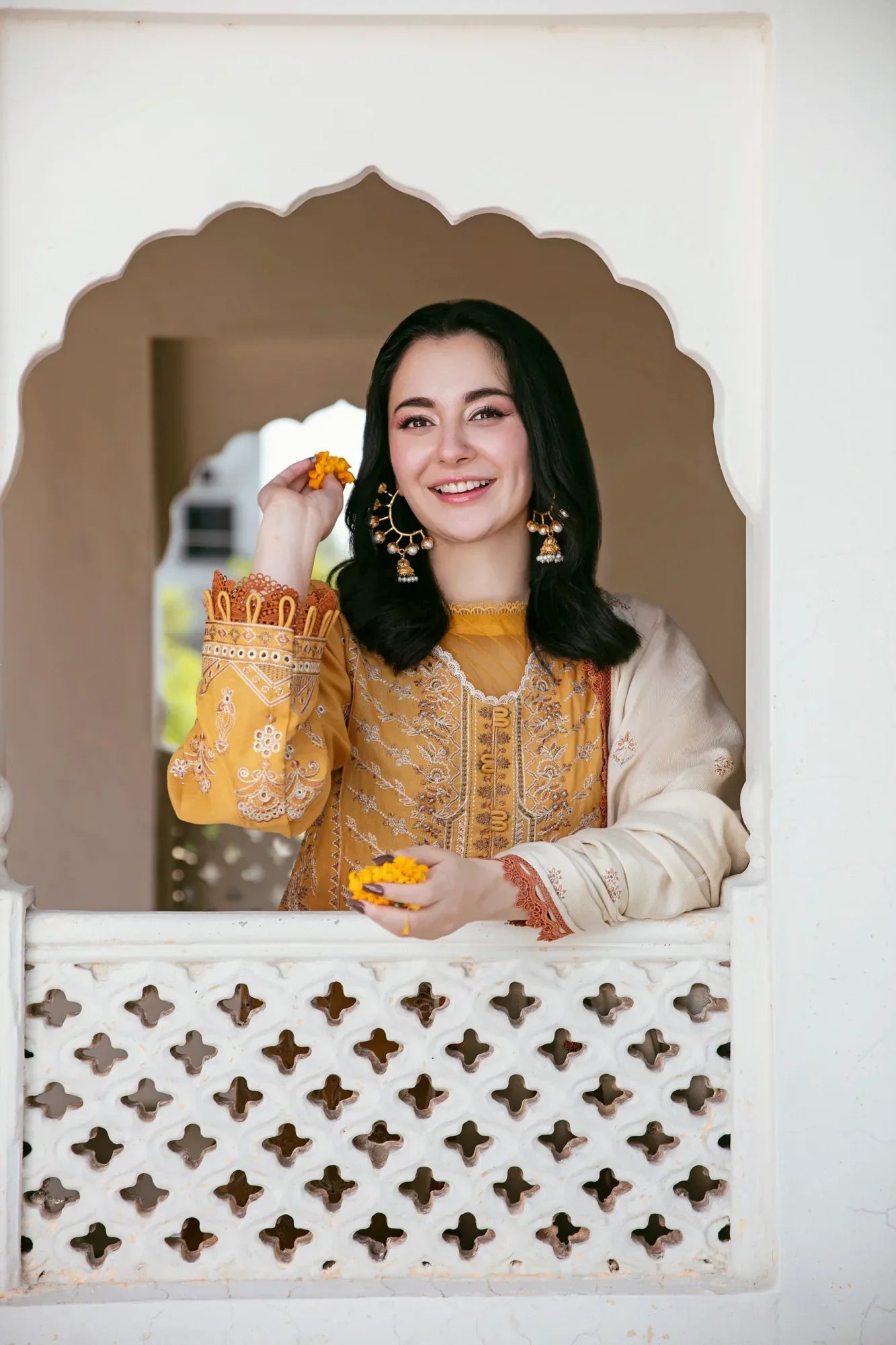 FLORENT - UNSTITCHED 3PC DHANAK EMBROIDERED SUIT-PK-5746