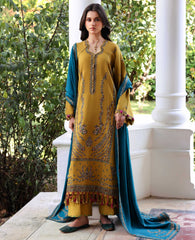 REPUBLIC WOMENSWEAR-UNSTITCHED 3PC DHANAK EMBROIDERED SUIT-PK-5238
