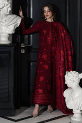 BATIK-UNSTITCHED 3PC DHANAK EMBROIDERED SUIT-PK-5840