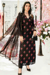 MARIA.B I 3PC UNSTITCHED SEQUIN EMBROIDERED LAWN SUIT-PK-5688