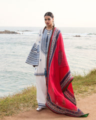 URGE-UNSTITCHED 3PC LAWN EMBROIDERED SUIT-PK-4511