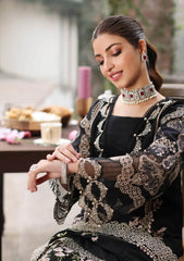 ASIM JOFA-UNSTITCHED 3PC LAWN EMBROIDERED SUIT-PK-4633