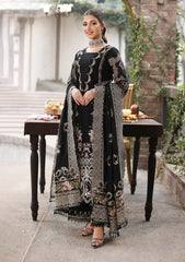 ASIM JOFA-UNSTITCHED 3PC LAWN EMBROIDERED SUIT-PK-4633