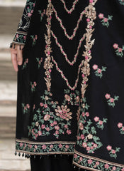 LIBAAS-UNSTITCHED 3PC DHANAK EMBROIDERED SUIT-PK-4346