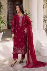 BATIK-UNSTITCHED 3PC LAWN EMBROIDERED SUIT-PK-4732