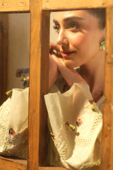 CRIMSON-UNSTITCHED 3PC LAWN EMBROIDERED SUIT-PK-4634