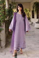 BATIK-UNSTITCHED 3PC LAWN EMBROIDERED SUIT-PK-4830