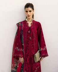 REPUBLIC WOMENSWEAR- UNSTITCHED 3PC DHANAK EMBROIDERED SUIT-BIC-4278