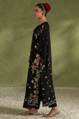 CROSS STITCH-UNSTITCHED 3PC DHANAK EMBROIDERED SUIT-PK-4276