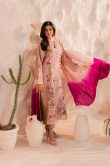 MIRANA-UNSTITCHED 3PC LAWN EMBROIDERED SUIT-PK-4506