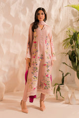 MIRANA-UNSTITCHED 3PC LAWN EMBROIDERED SUIT-PK-4506