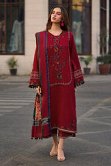 CHARIZMA-UNSTITCHED 3PC LAWN EMBROIDERED SUIT-PK-4756