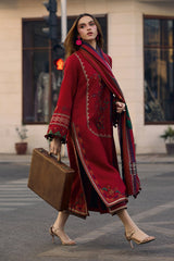 CHARIZMA-UNSTITCHED 3PC LAWN EMBROIDERED SUIT-PK-4756