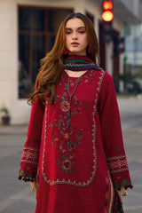CHARIZMA-UNSTITCHED 3PC LAWN EMBROIDERED SUIT-PK-4756