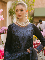 MAHNUR-UNSTITCHED 3PC LAWN EMBROIDERED SUIT-PK-4738