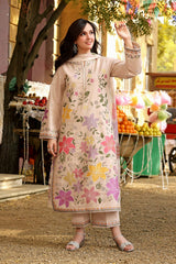 ANEELAS-UNSTITCHED 3PC LAWN EMBROIDERED SUIT-PK-4783