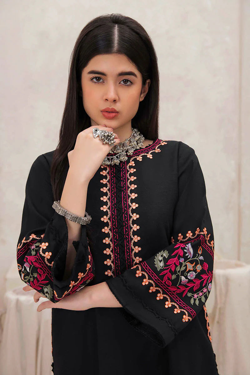 MUSHQ-2PC UNSTITCHED DHANAK EMBROIDERED SUIT-PK-5776