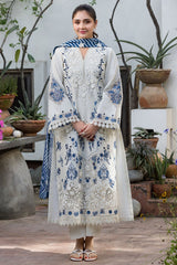 MOTIFZ-UNSTITCHED 3PC LAWN HEAVY EMBROIDERED SUIT-PK-4906