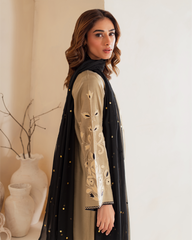 ASIM JOFA-3PC DHANAK EMBROIDERED SUIT-PK-5835