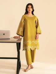 BATIK-UNSTITCHED 2PC DHANAK EMBROIDRED SUIT-PK-122