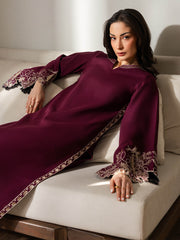 IZEL-UNSTITCHED 2PC DHANAK EMBROIDERED SUIT-PK-15074
