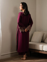 IZEL-UNSTITCHED 2PC DHANAK EMBROIDERED SUIT-PK-15074