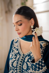 MIRANA-UNSTITCHED 3PC LAWN EMBROIDERED SUIT-PK-4728