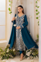 MIRANA-UNSTITCHED 3PC LAWN EMBROIDERED SUIT-PK-4728