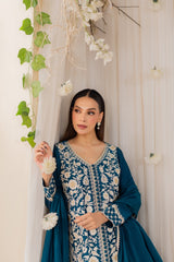 MIRANA-UNSTITCHED 3PC LAWN EMBROIDERED SUIT-PK-4728