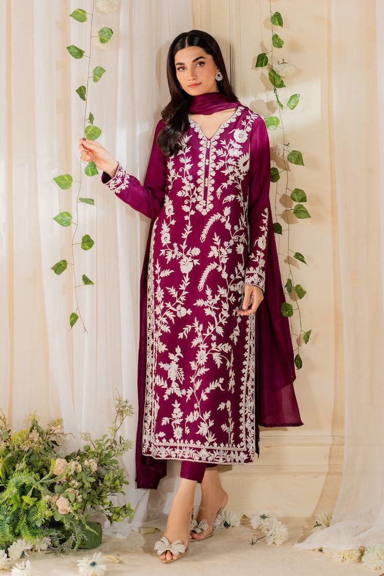 MIRANA-UNSTITCHED 3PC LAWN HEAVY EMBROIDERED SUIT-PK-4720