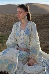 RANG RASIYA-UNSTITCHED 3PC LAWN CHIKANKAARI EMBROIDERED SUIT-PK-4798