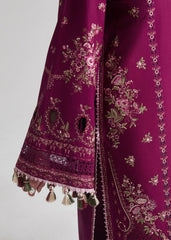 HUSSAIN REHAR-UNSTITCHED 3PC DHANAK EMBROIDERED SUIT-PK-5179