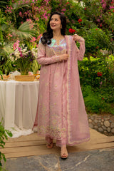 RANG RASIYA-UNSTITCHED 3PC LAWN SEQUIN EMBROIDERED SUIT-PK-4891
