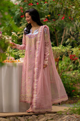 RANG RASIYA-UNSTITCHED 3PC LAWN SEQUIN EMBROIDERED SUIT-PK-4891