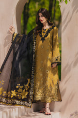 RANG RASIYA-UNSTITCHED 3PC LAWN EMBROIDERED SUIT-PK-4911