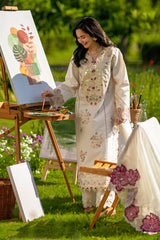 RANG RASIYA-UNSITCHED 3PC LAWN SEQUIN EMBROIDERED SUIT-PK-4883