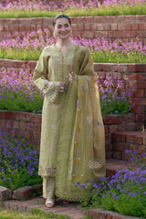 RANG RASIYA-UNSTITCHED 3PC LAWN CHIKAN EMBROIDERED SUIT-PK-4899