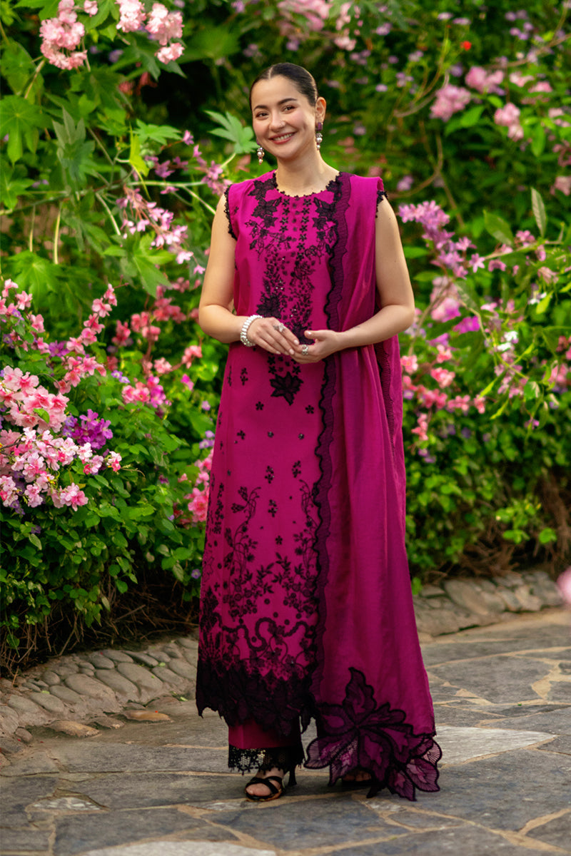 RANG RASIYA-UNSTITCHED 3PC LAWN SEQUIN EMBROIDERED SUIT-PK-4888