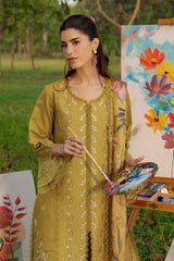 RANG RASIYA-UNSTITCHED 3PC DHANAK EMBROIDERED SUIT-PK-5080