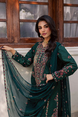 BATIK-UNSTITCHED 3PC LAWN EMBROIDERED SUIT-PK-4744