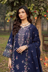 BATIK-UNSTITCHED 3PIECE LAWN SEQUIN EMBROIDERED SUIT-PK-4829