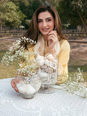 IZEL-UNSTITCHED 3PC LAWN EMBROIDERED SUIT-PK-4832