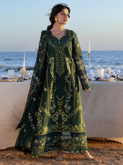 MAHNUR-UNSTITCHED 3PC DHANAK CHIKANKAARI EMBROIDERED SUIT-PK-5259
