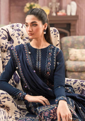 SERAN-UNSTITCHED 3PC DHANAK HEAVY EMBROIDERED SUIT-PK-3127