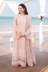 QALAMQAR-UNSTITCHED 3PC DHANAK EMBROIDERED SUIT-PK-5125