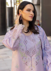 RANG RASIYA-3PC LAWN EMBROIDERED SHIRT WITH MONARK PRINT DUPATTA AND TROUSER-PK-5636