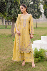 BATIK-UNSTITCHED 3PC LAWN EMBROIDERED SUIT-PK-4816