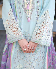 MUSHQ-UNSTITCHED 3PC LAWN CHIKAN EMBROIDERED SUIT-PK-4905